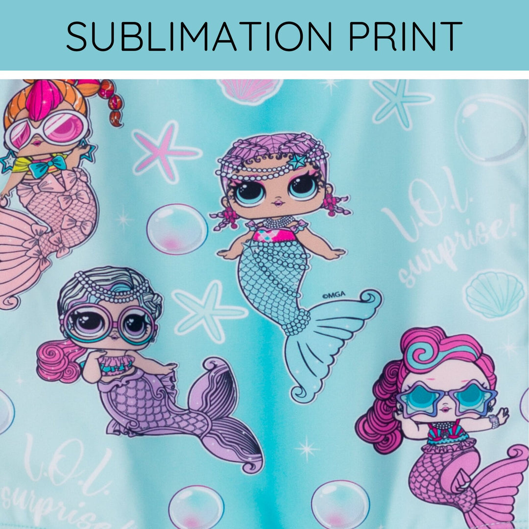 L.O.L. Surprise! Girls' One Piece Swimwear Aqua Ombre