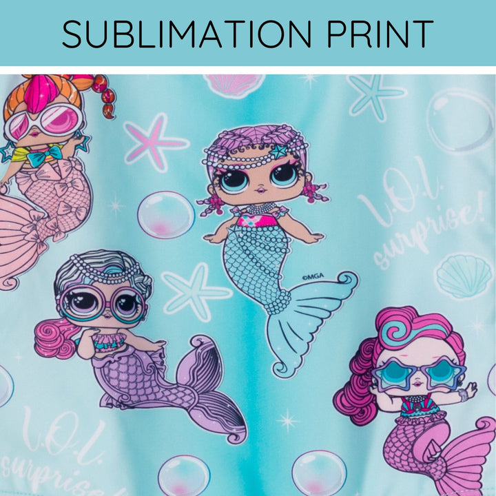 L.O.L. Surprise! Girls' One Piece Swimwear Aqua Ombre