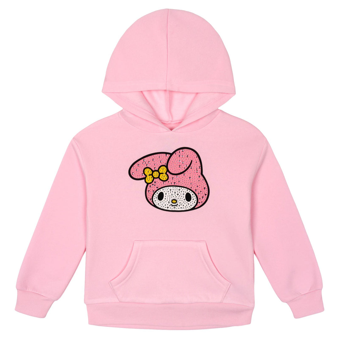 Hello Kitty Girls' Fleece Hoodie My Melody Pastel Pink