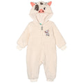 Moana Pua Baby Cosplay Fleece Hooded Jumpsuit Tusk