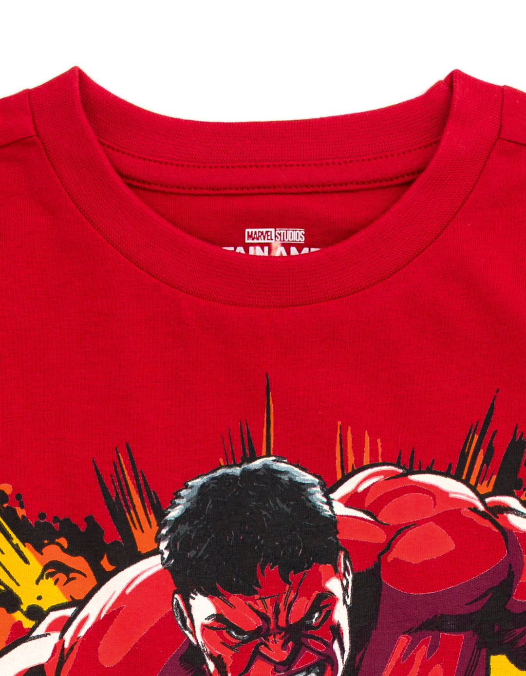 Captain America Red Hulk Boys' Cosplay Short Sleeve T-Shirt Action