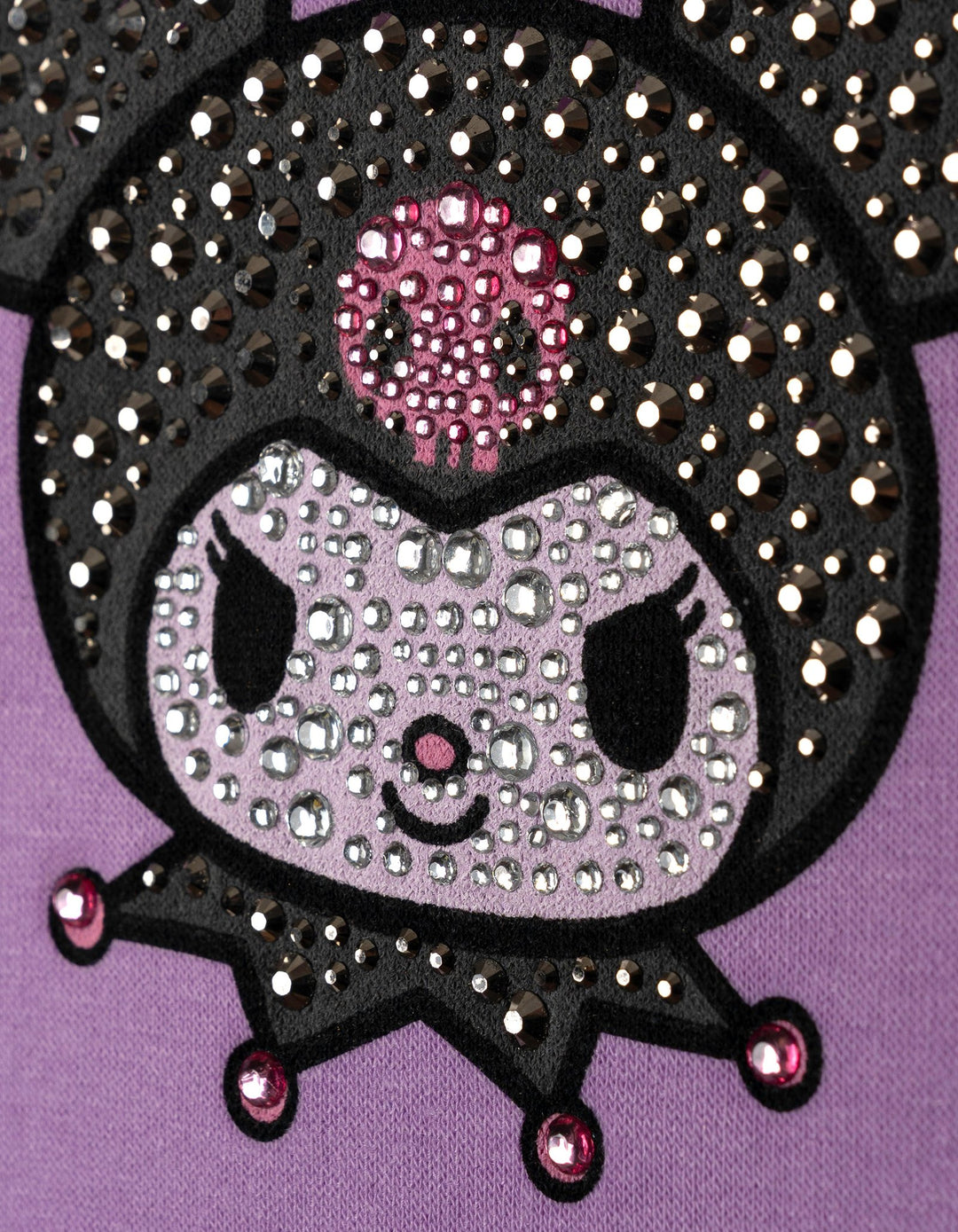 Hello Kitty Girls' Fleece Hoodie Kuromi Violet