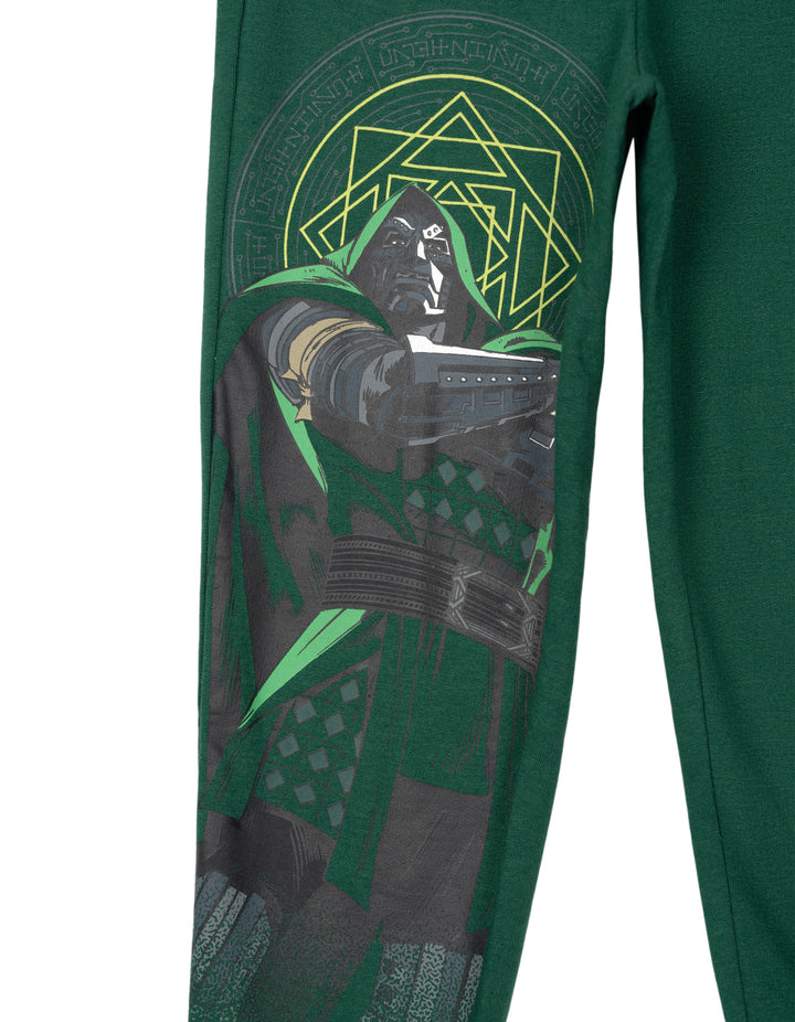 Avengers Marvel Comics Boys' Fleece Jogger Pants Grey Navy Green