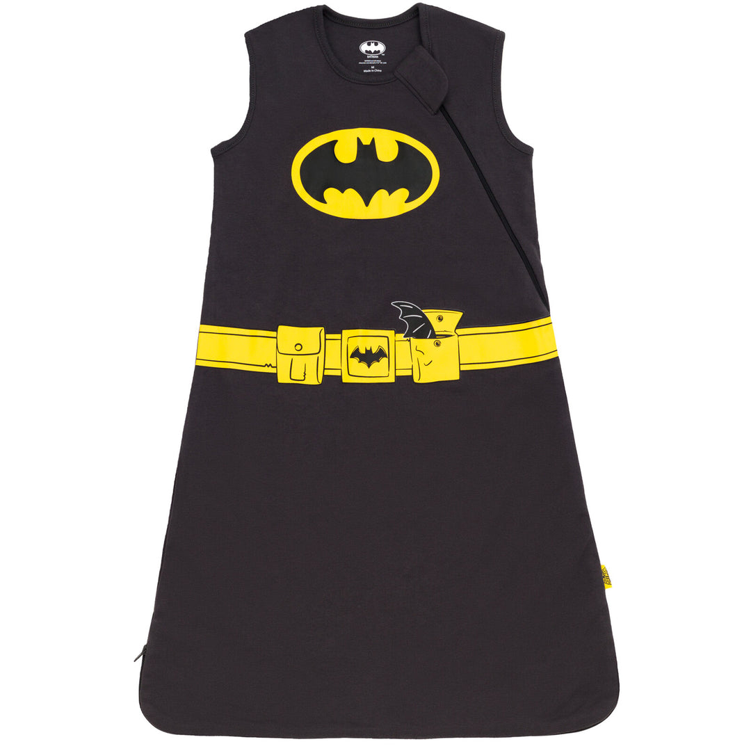 DC Comics Justice League Batman Sleeveless Sleep Sack Set Black Yellow