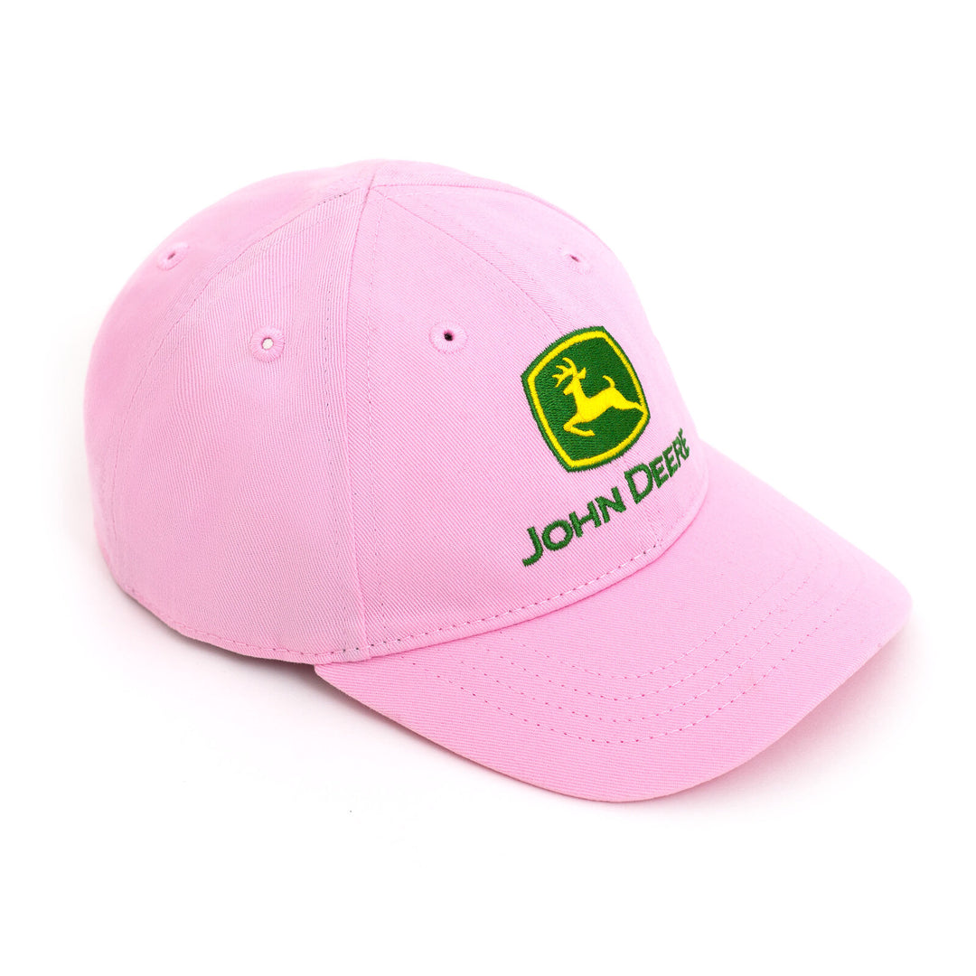 John Deere Toddler Girls' Strapback Baseball Cap Blossom Pink