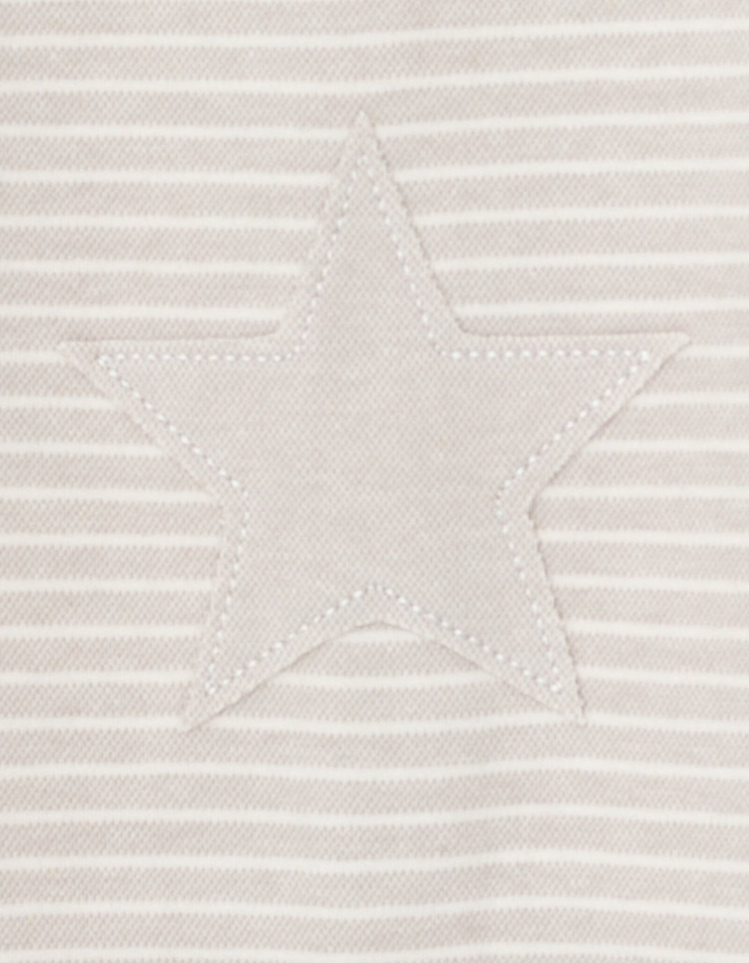Cozeeme Baby Boy or Girl Footed Sleep N Play Beige Star Stripe