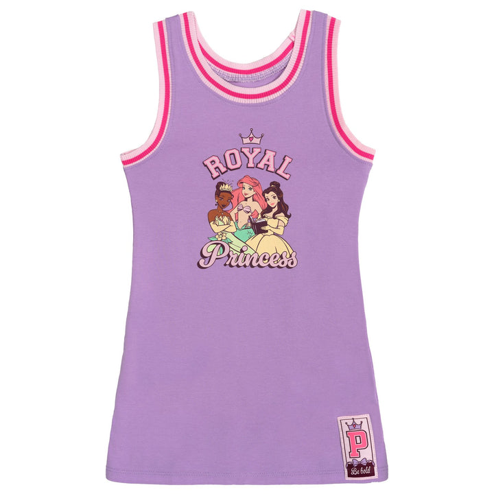 Disney Princess Girls' Athletic Jersey Dress Lilac