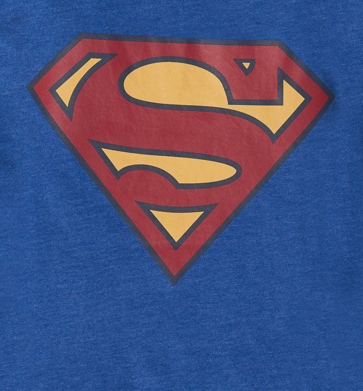 DC Comics Justice League Superman Men's Cosplay T-Shirt Cobalt Blue