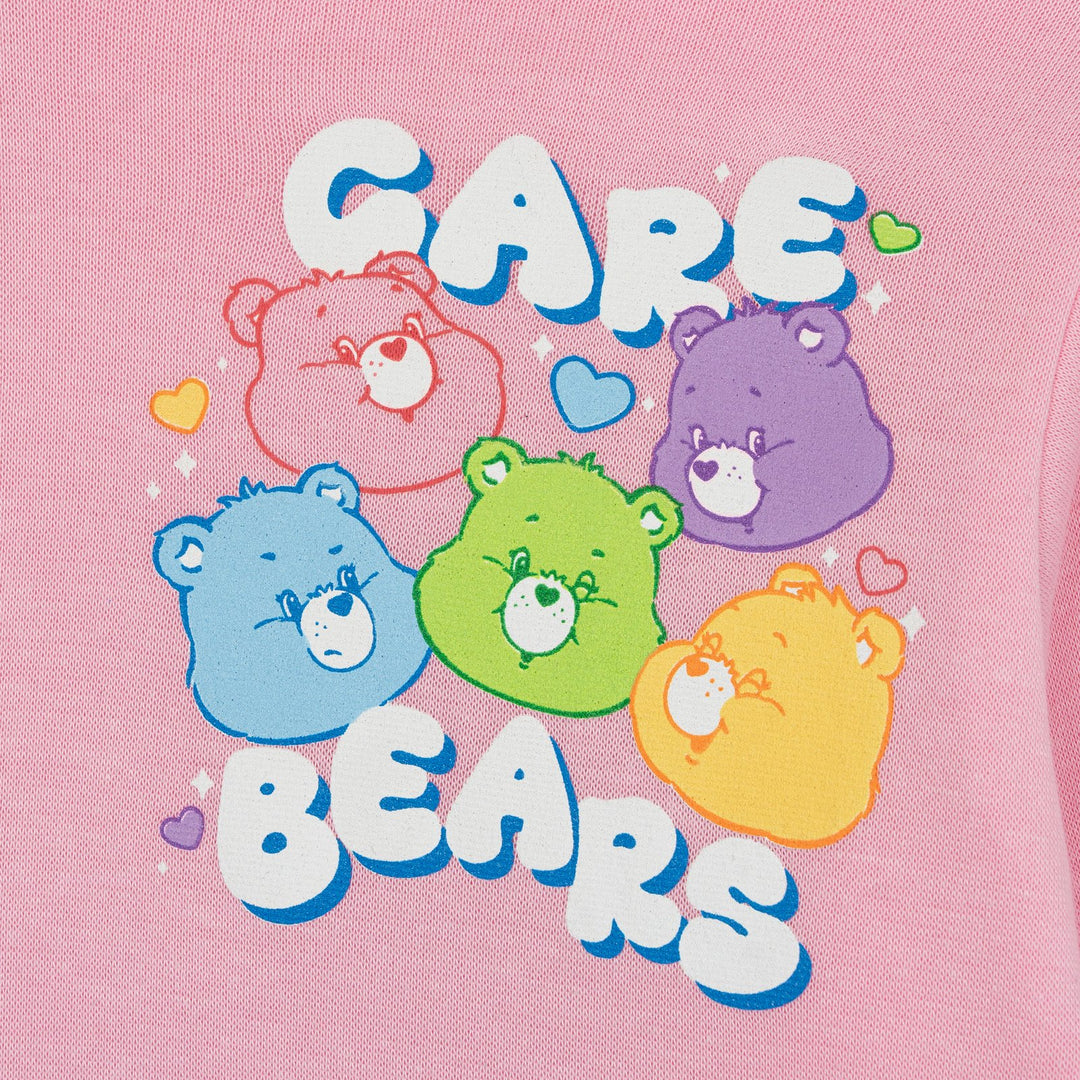 Care Bears Girls' 2-Piece Hoodie and Leggings Set Pink Plum