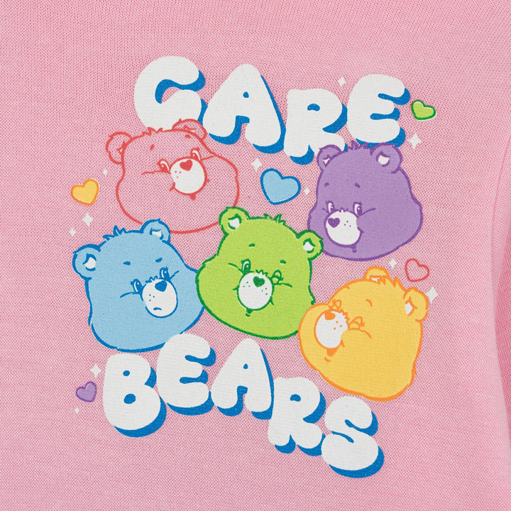 Care Bears Girls' 2-Piece Hoodie and Leggings Set Pink Plum