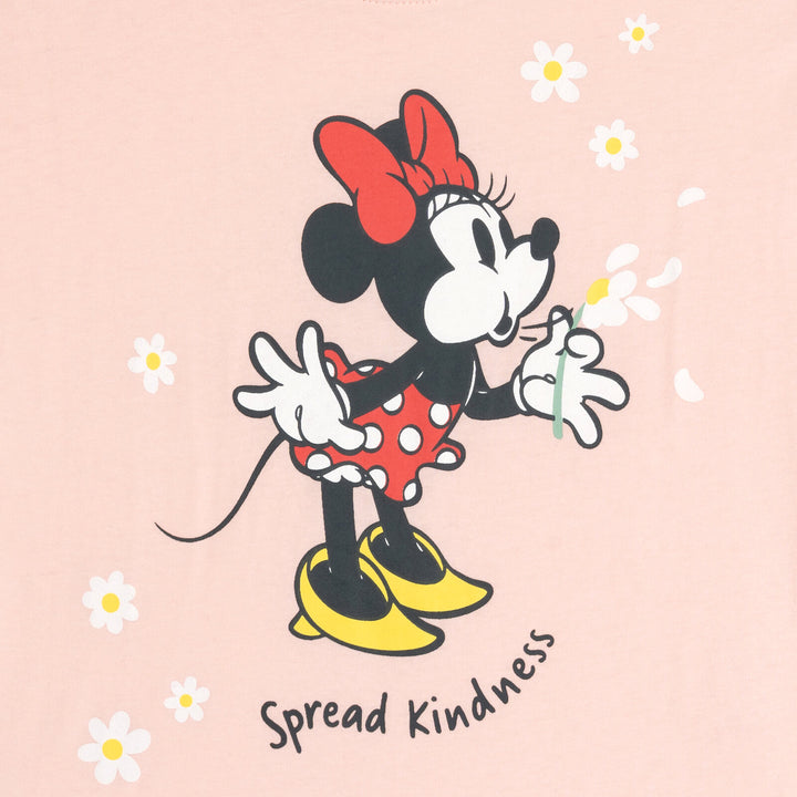 Minnie Mouse Girls' Ruffle T-Shirt and Jeggings Set Pink Blue