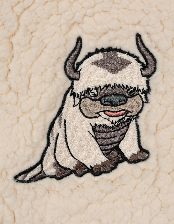 Avatar The Last Airbender Baby Boys' Cosplay Hooded One Piece Appa Cream
