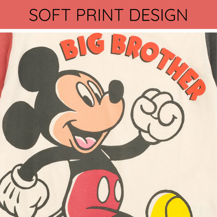 Disney Mickey Mouse Boys' Short Sleeve T-Shirt Ivory
