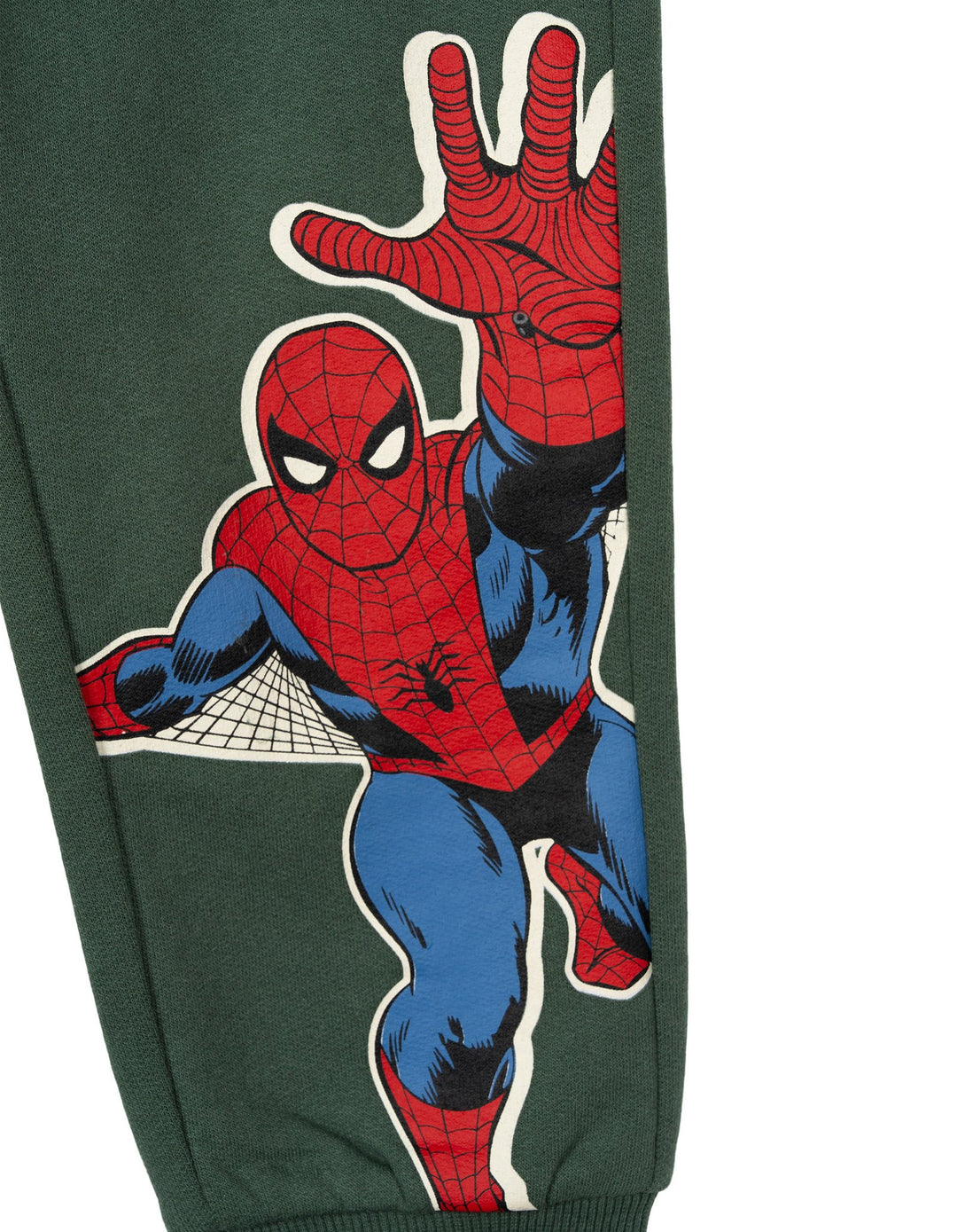 Marvel Comics Boys' Fleece 2-Piece Sweatshirt and Pants Set Spider Man Green