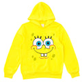 Nickelodeon SpongeBob SquarePants Adult Men or Women Fleece Pullover Hoodie Yellow Face
