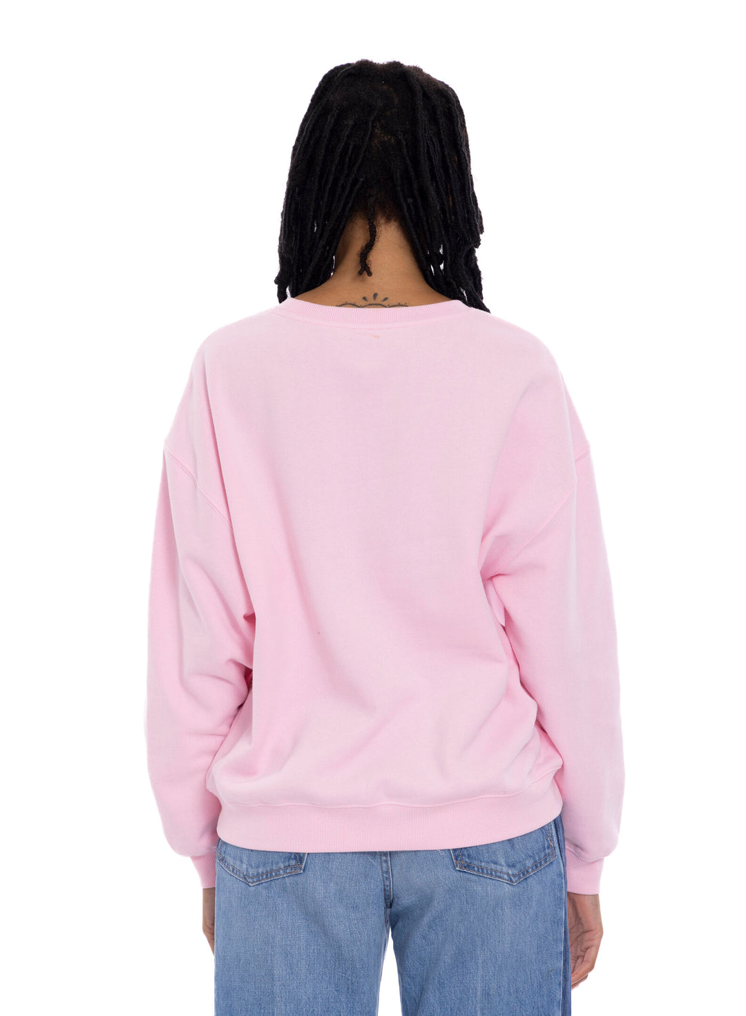 Wicked Glinda Women's Fleece Crewneck Pullover Pink
