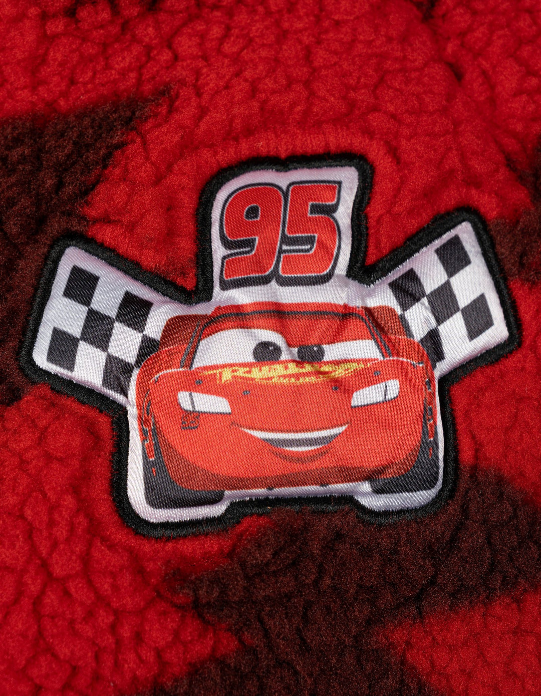 Cars Lightning McQueen Boys' Fleece Zip-Up Jacket Racing Red