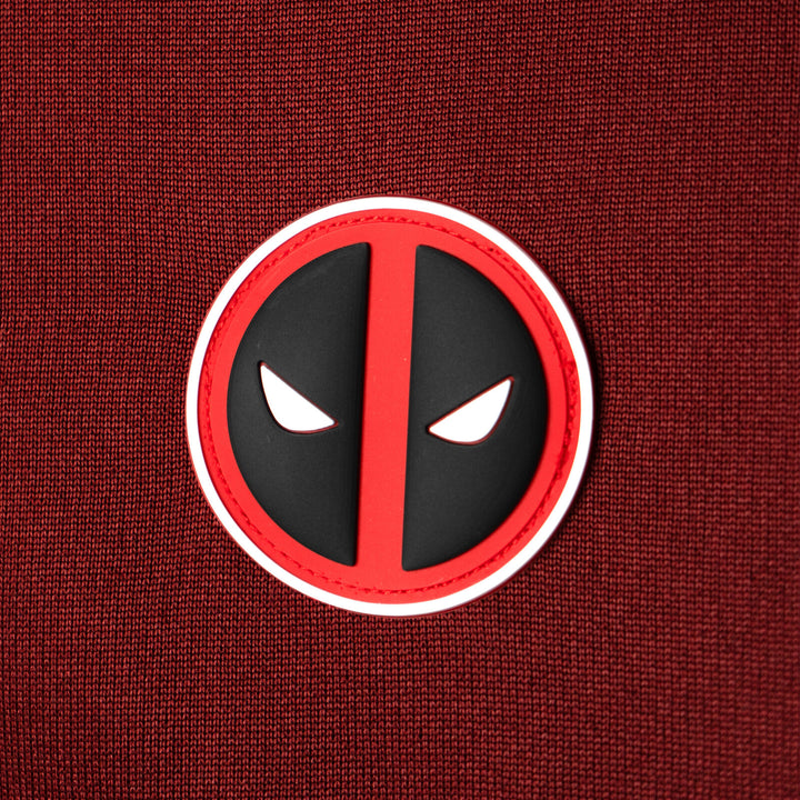 Marvel Deadpool & Wolverine Men's Zip-Up Hooded Sweatshirt Cabernet