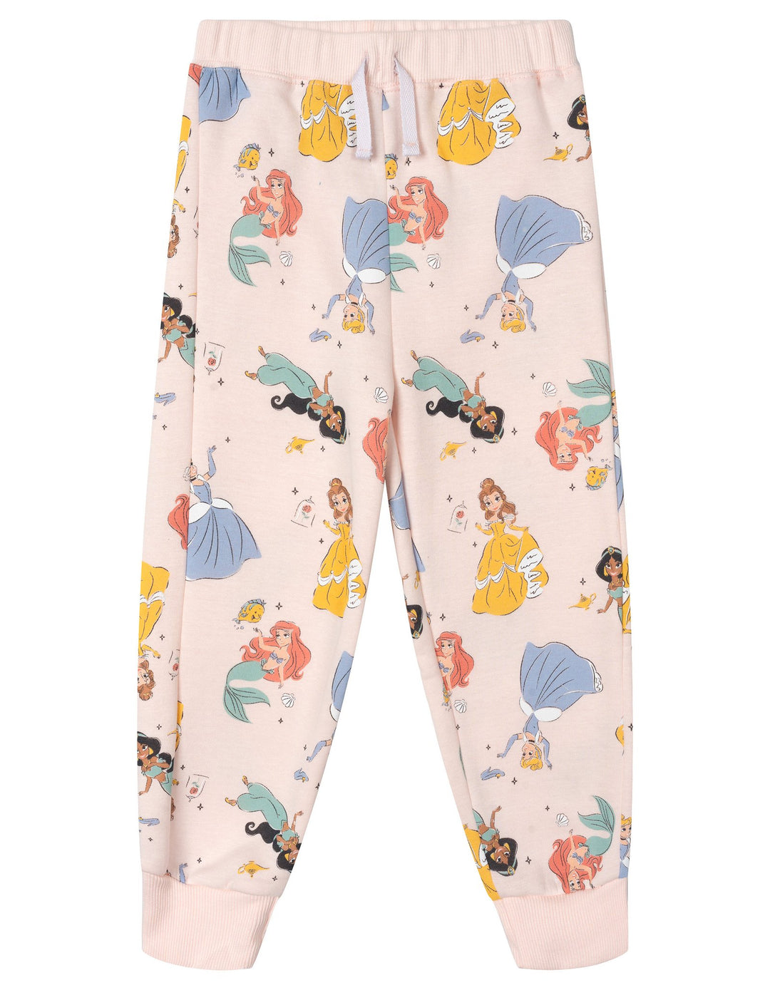 Disney Princess Girls' Fleece Sweatshirt and Pants Set Mauve Pink