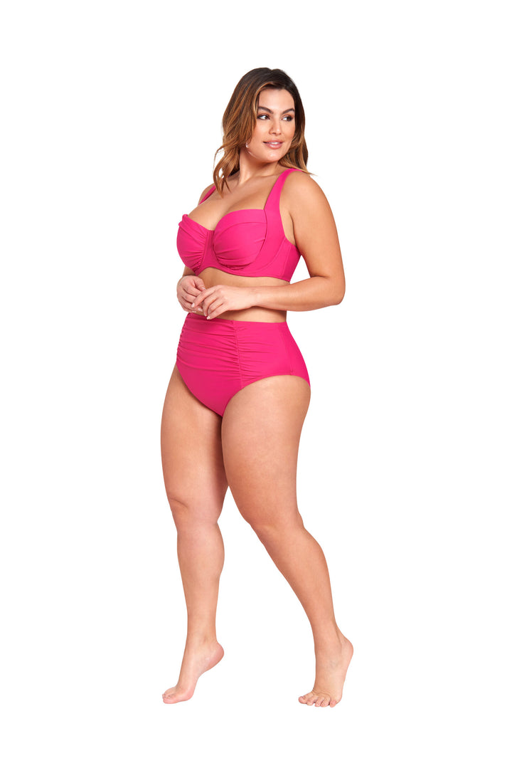 LYSA Women's Swimwear Sleeveless Bikini Top Blush Pink