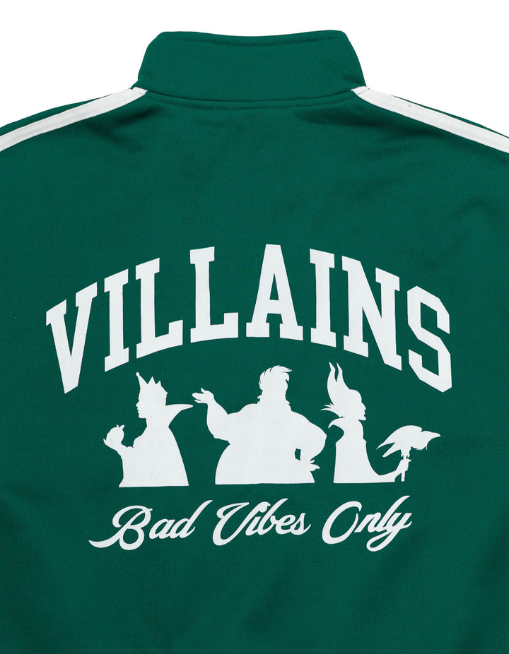Disney Villains Women's Athletic Zip-Up Track Jacket Green