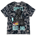 Star Wars Darth Vader Men's Short Sleeve T-Shirt Grey Dye