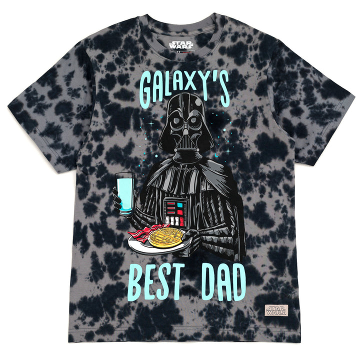 Star Wars Darth Vader Men's Short Sleeve T-Shirt Grey Dye