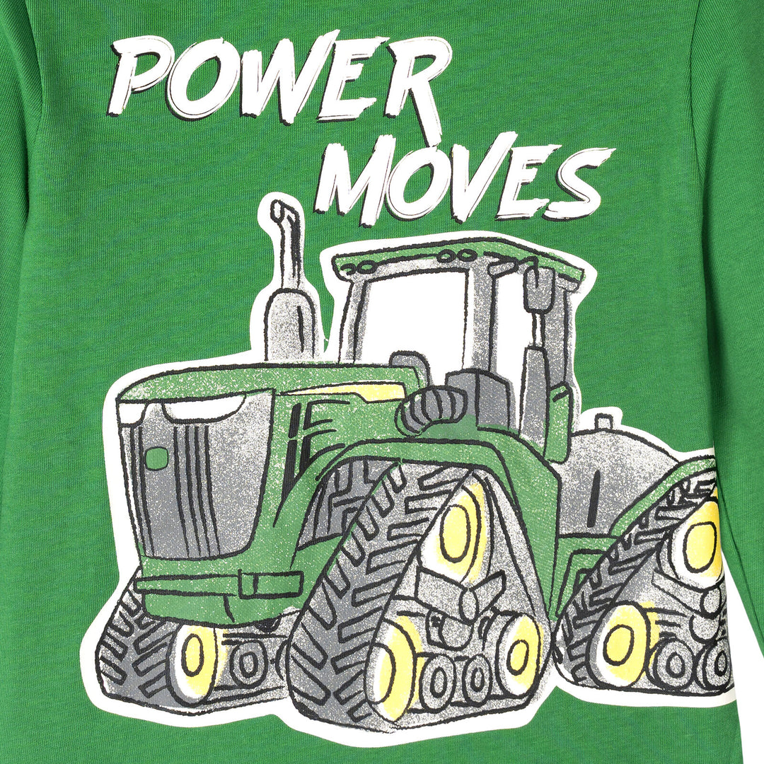 John Deere Boys' Long Sleeve T-Shirt Dark Green
