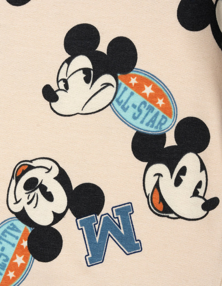 Disney Mickey Mouse & Friends Boys' Fleece Jogger Pants 2-Pack Blue Tan