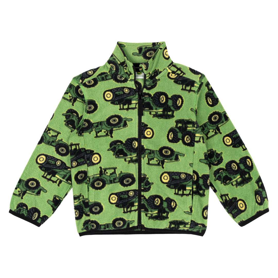 John Deere Boys' Fleece Zip-Up Jacket