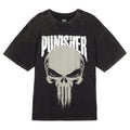 Marvel Men's Short Sleeve T-Shirt Punisher Washed Black