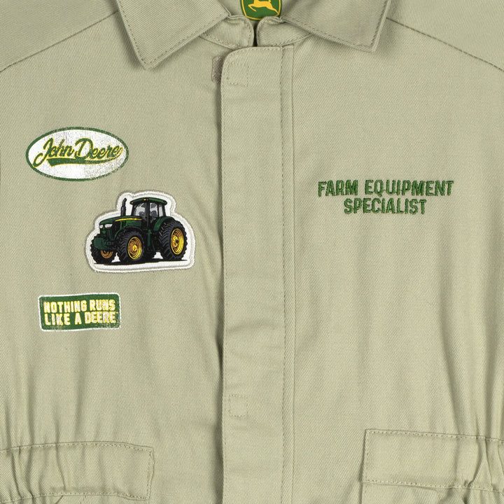 John Deere Boys' Cosplay One Piece Olive Khaki