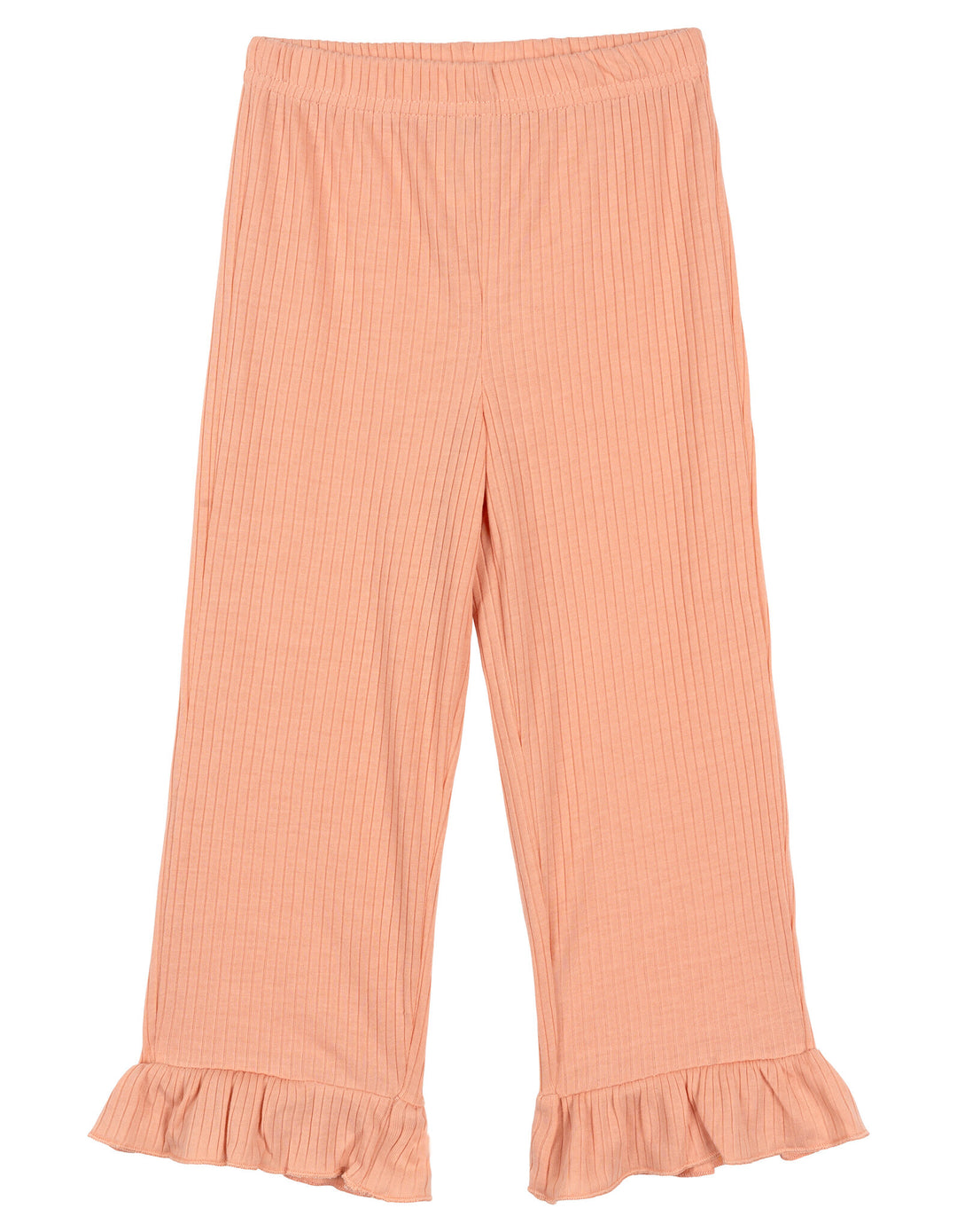 Moana Girls' 2-Piece T-Shirt and Leggings Set Peach Ribbed