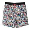 Marvel Spider-Man Men's Swim Trunks Gray Black