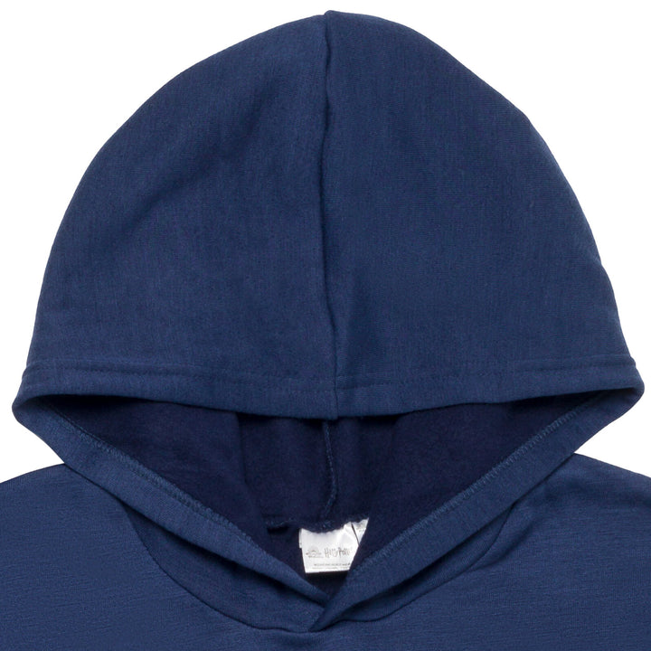 Harry Potter Boys' Fleece Pullover Hoodie Navy Blue