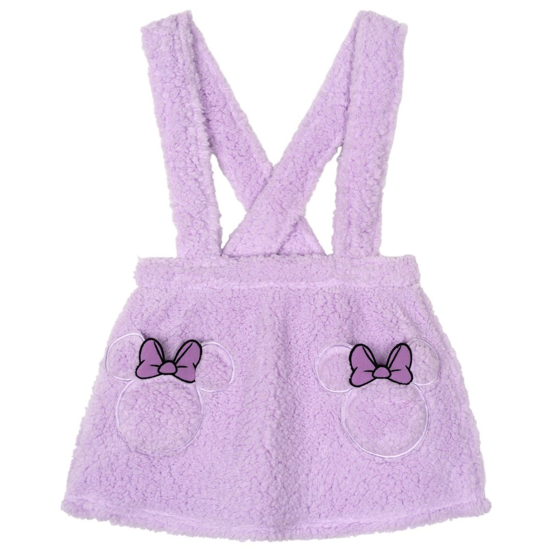 Minnie Mouse Girls' 2-Piece Tee and Suspender Skirt Set Lilac