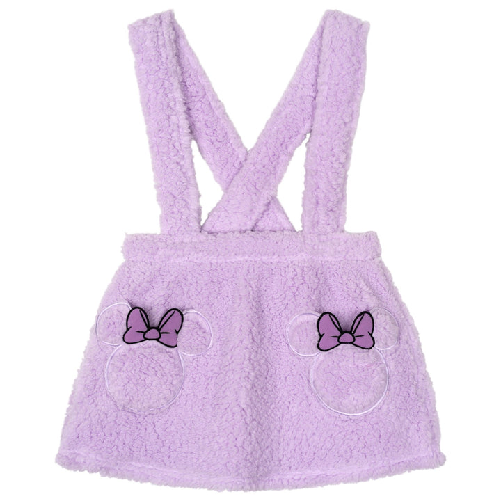 Minnie Mouse Girls' 2-Piece Tee and Suspender Skirt Set Lilac