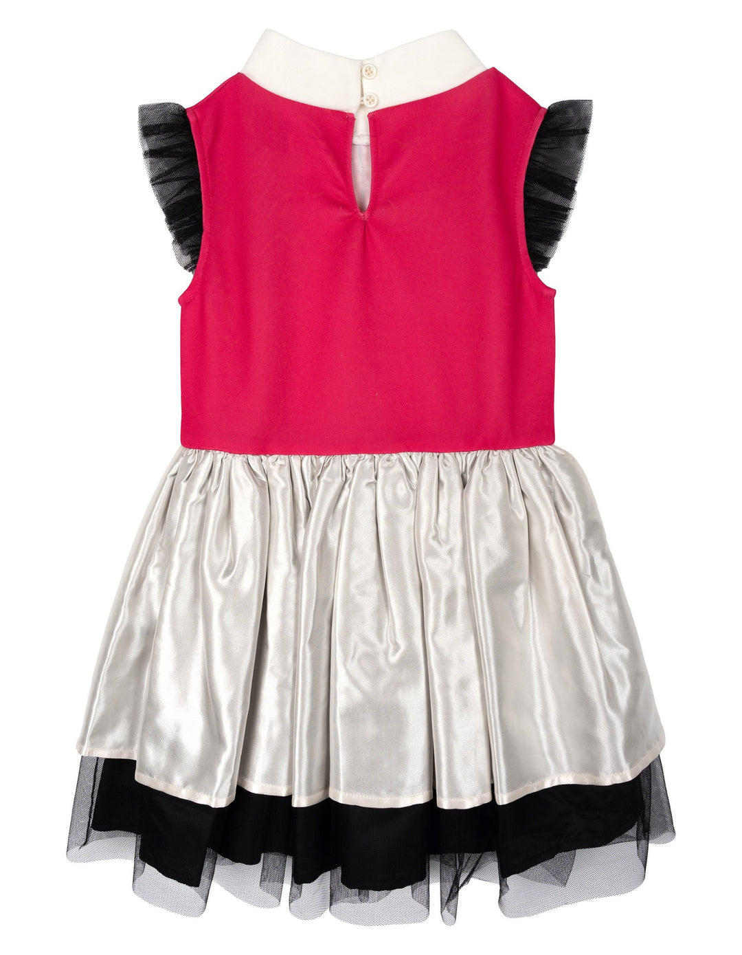 Monster High Draculaura Girls' Cosplay Dress Fuchsia Black