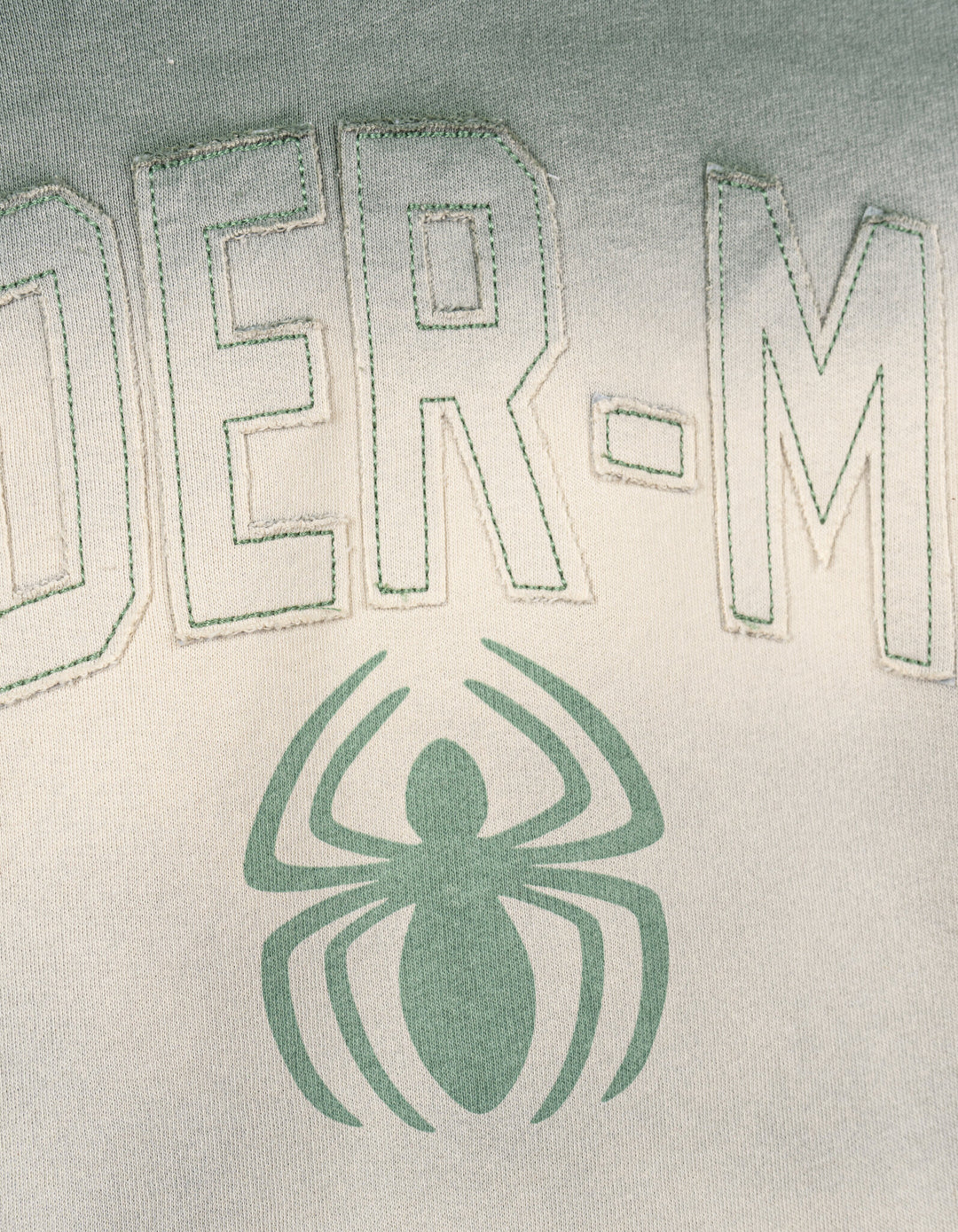 Marvel Spider-Man Women's Fleece Pullover Hoodie Olive Cream Spiderman