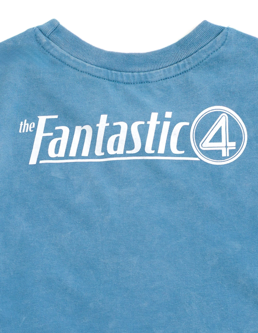 Marvel Fantastic Four Boys' Cosplay Short Sleeve T-Shirt Wash Blue 4