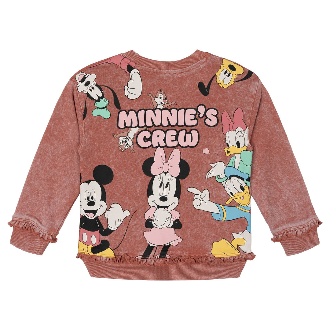 Disney Mickey Mouse & Friends 2-Piece Fleece Sweatshirt and Pants Set Pink