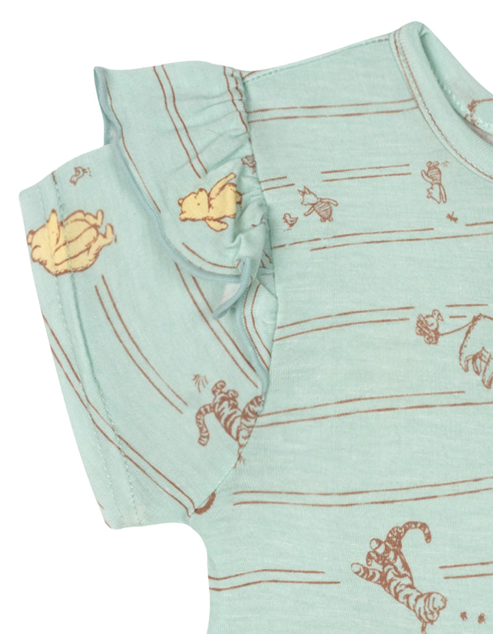 Disney Winnie the Pooh Baby Girls' One Piece Dress Blue
