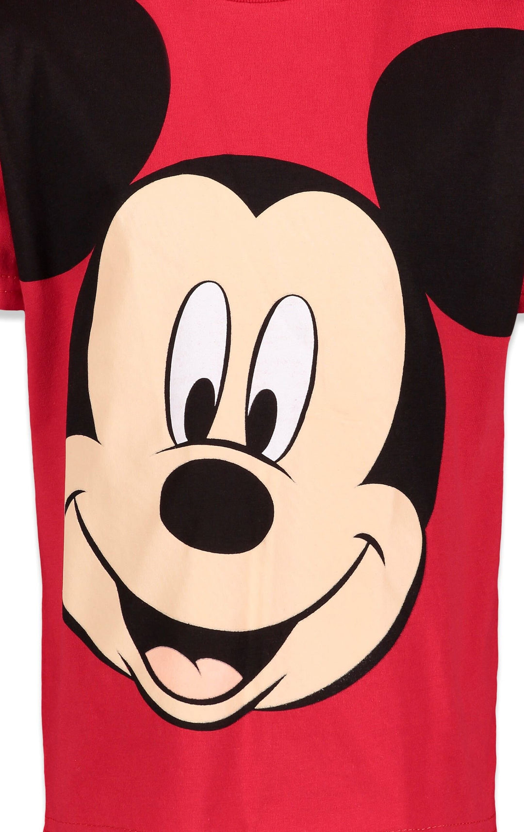 Disney Mickey Mouse Boys' Short Sleeve T-Shirt Bright Red