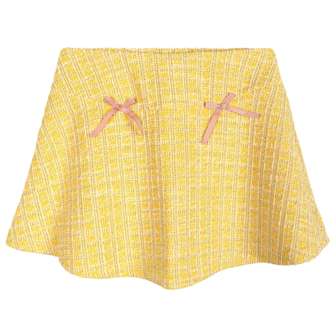 Disney Beauty and the Beast Belle Girls' Sweatshirt and Skirt Set Yellow