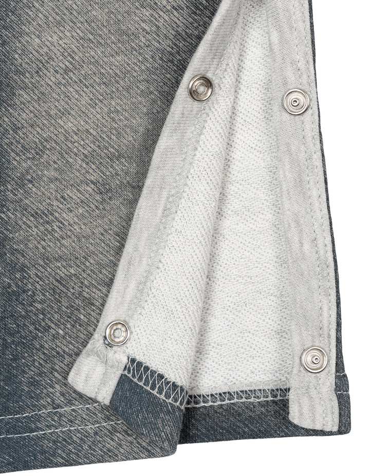 John Deere Baby Boys' One Piece Coverall Denim Heather Gray