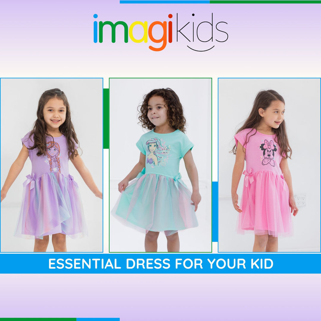 Disney The Little Mermaid Princess Ariel Girls' Tutu Dress Aqua