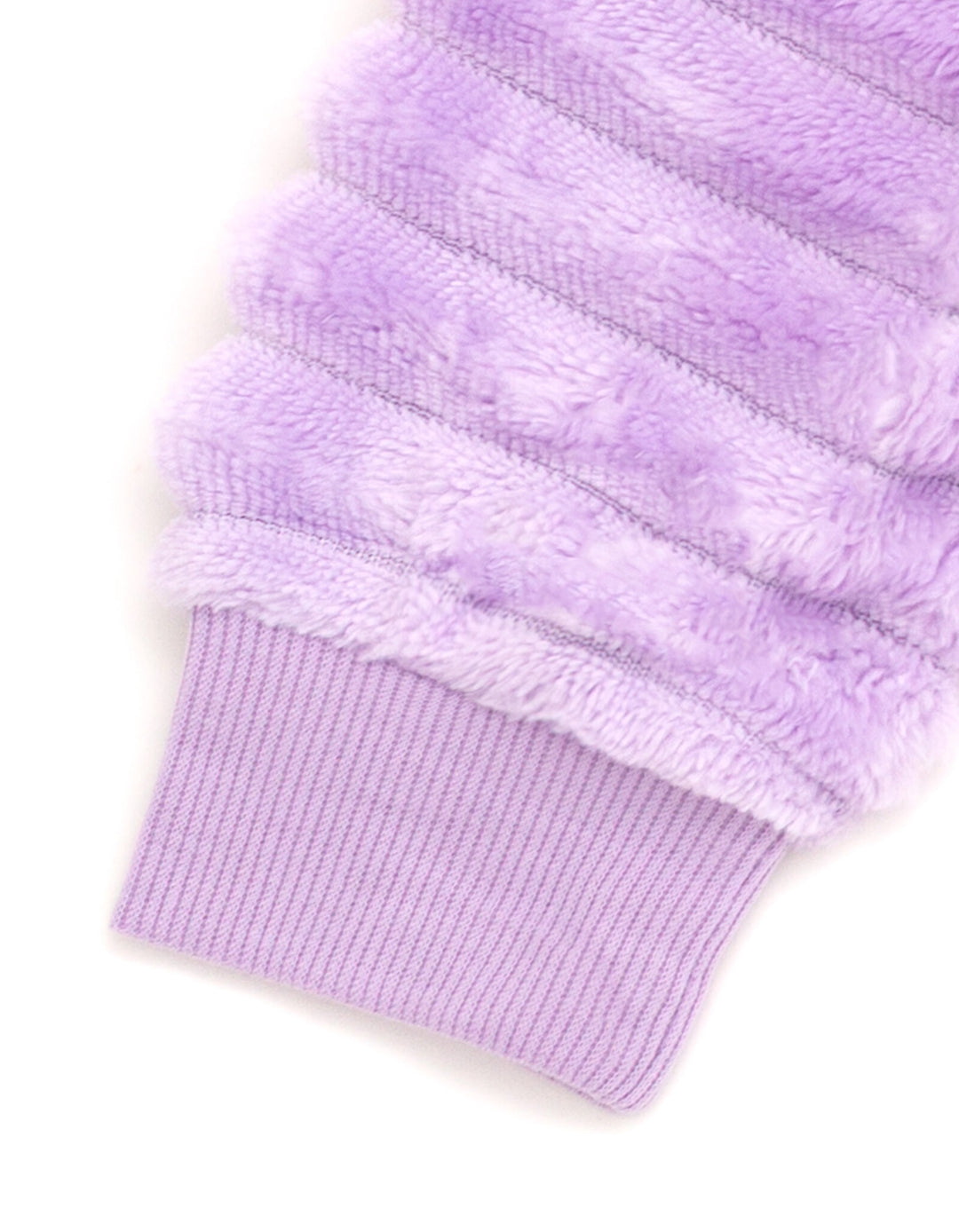Bluey Girls' Faux Fur Pullover Sweatshirt Lavender