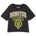 Monster High Girls' Short Sleeve T-Shirt Jet Black