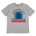 Godzilla Adult Men or Women Short Sleeve T-Shirt Medium Heather Grey
