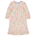 Dreamwave Girls' Long Sleeve Pajama Nightgown Yellow Mermaid